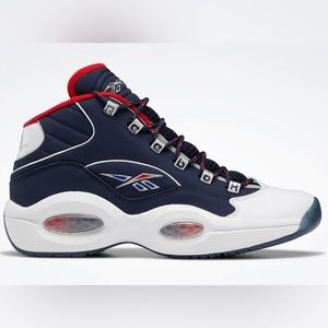 Reebok Question Mid USA Olympic Red White Blue H01281 sz 8 Men's Iverson